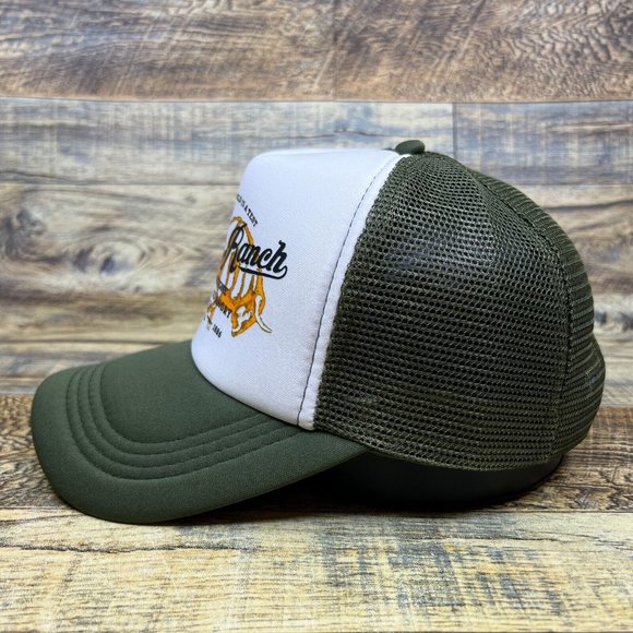 Yellowstone Dutton Ranch Unisex Trucker Hat Green Snapback Adjustable Ball Cap - Picture 4 of 8